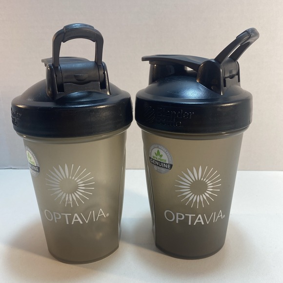 Optavia Other - 20oz Blender Bottle Shaker Drink Mixer Cup Black Whisk Ball Loop Lid Optavia Lot